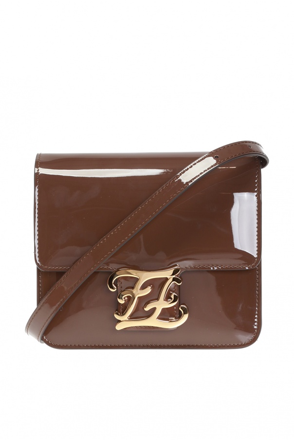 fendi karligraphy shoulder bag