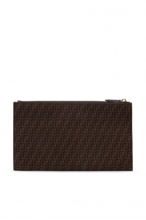 fendi KOBIETY Suede clutch