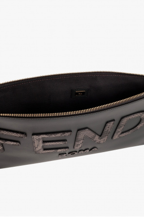 Fendi Fendi FF Vertigo crossover-strap sneaker Black