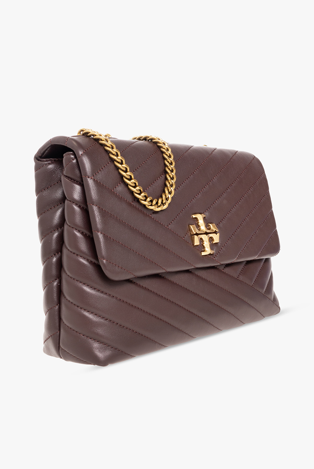 Tory Burch logo-plaque leather crossbody bag - Joseph