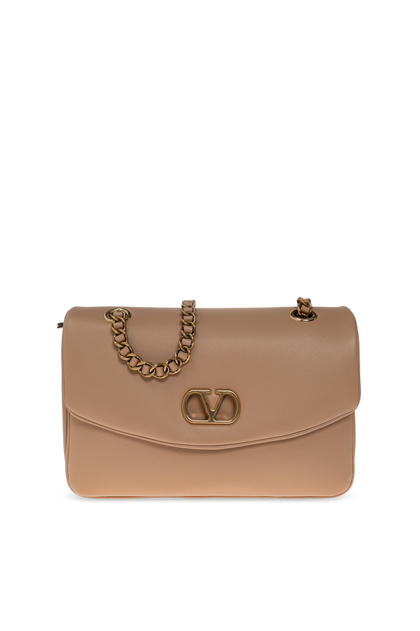 Leather bag with logo od Valentino Garavani