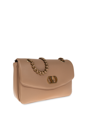 Valentino Garavani Skórzana torba z logo