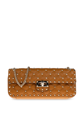 Leather bag with studs
