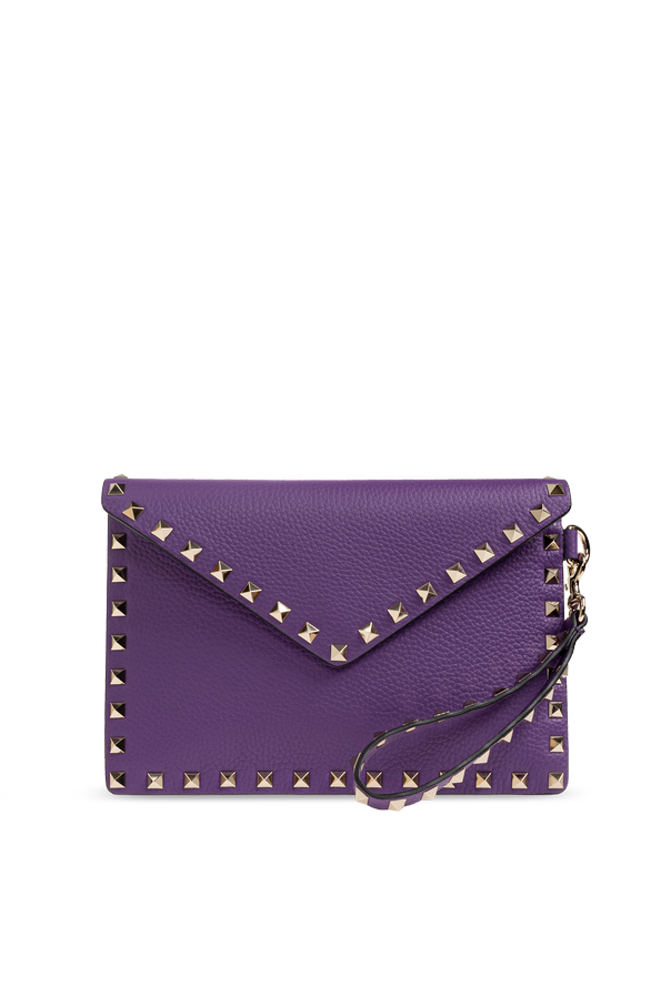 Leather clutch with studs od Valentino Garavani