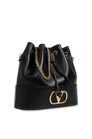 Valentino Garavani Skórzana torba z logo