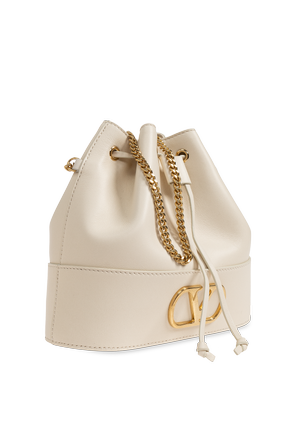 Valentino Garavani Skórzana torba z logo