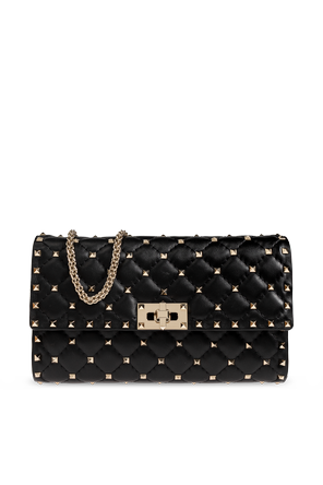 Studded leather bag
