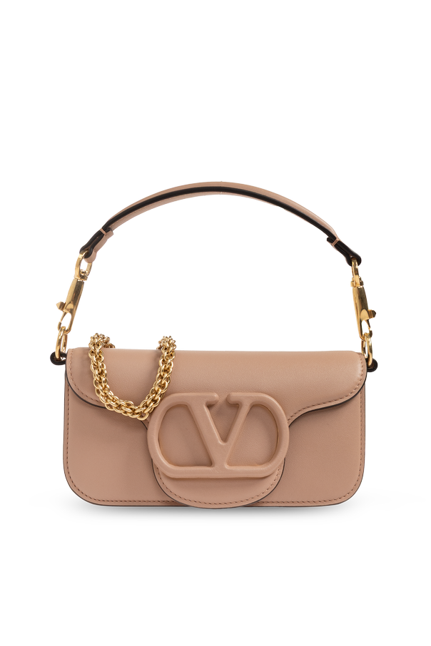 Leather bag with logo od Valentino Garavani