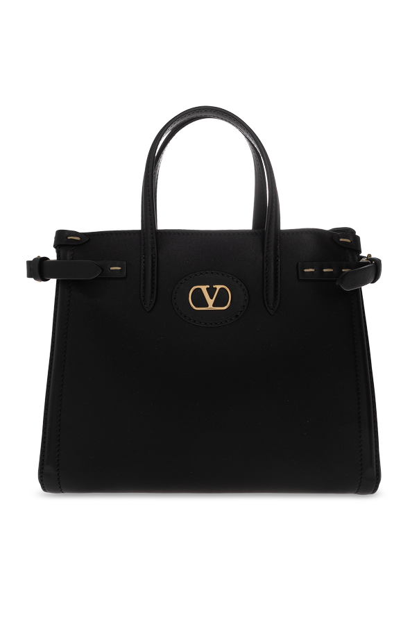 Leather bag with logo od Valentino Garavani