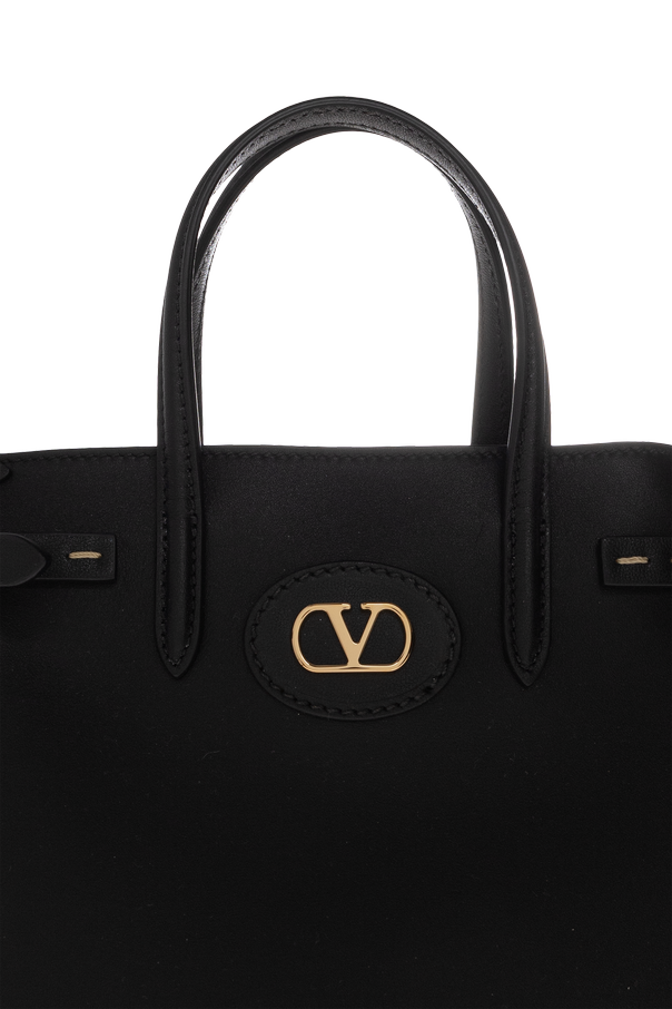 Valentino Garavani Skórzana torba z logo