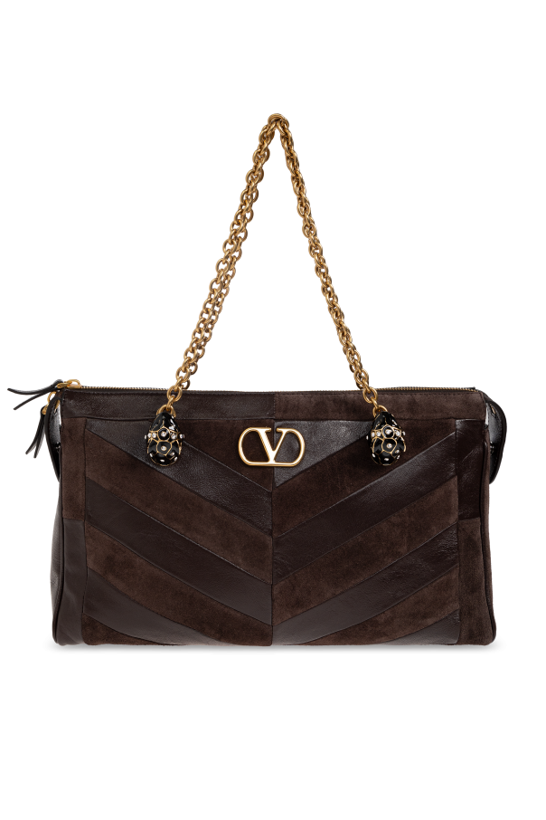 Leather bag with appliqués od Valentino Garavani