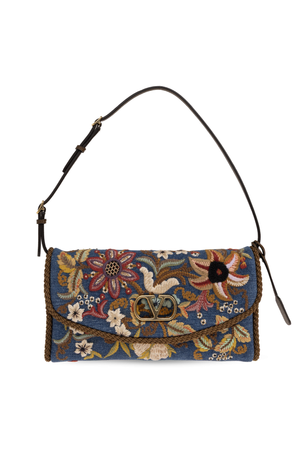 Bag with colorful embroidery od Valentino Garavani