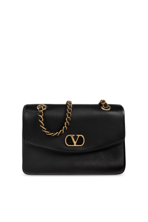 Leather shoulder bag