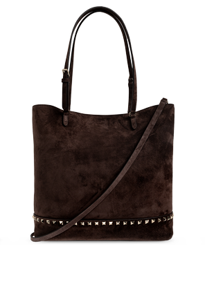 Wildledertasche mit Nieten