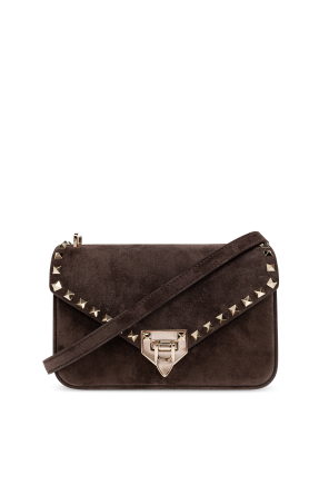 Suede bag with studs