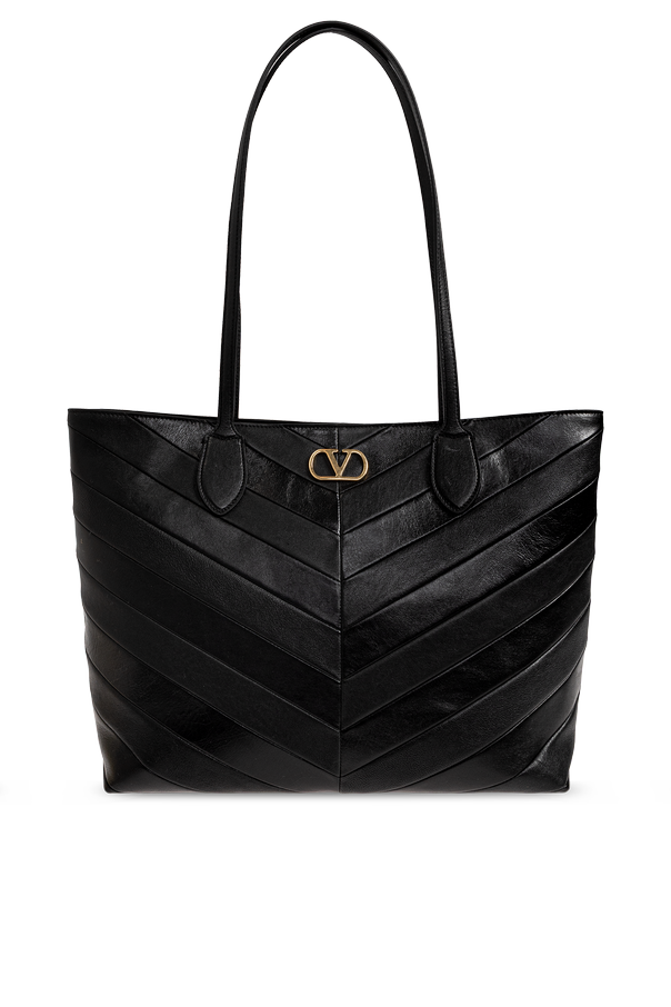 Leather logo shopper od Valentino Garavani