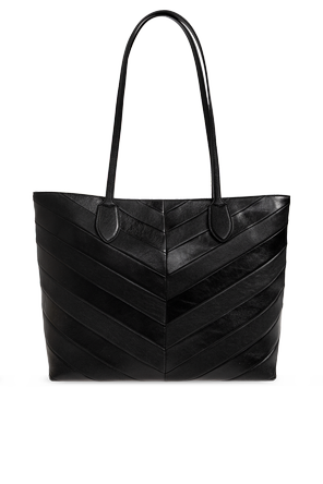 Valentino Garavani Leather logo shopper