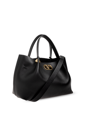 Valentino Garavani Skórzana torba z logo