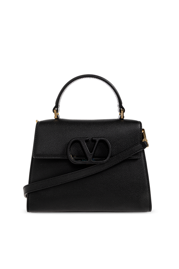 Leather bag with logo od Valentino Garavani