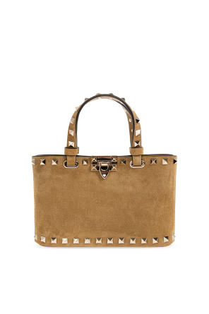 Bolso de ante con tachuelas