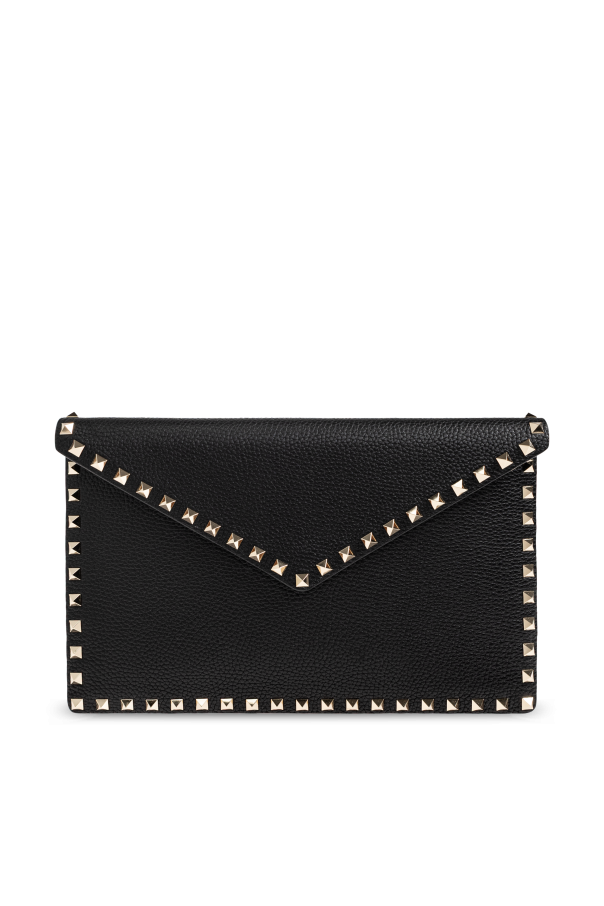 Leather studded clutch od Valentino Garavani