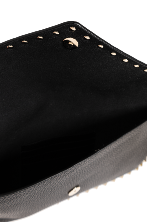 Valentino Garavani Leather studded clutch