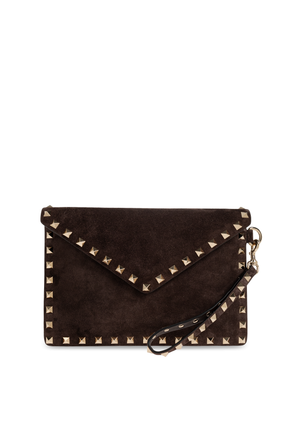 Leather clutch with studs od Valentino Garavani