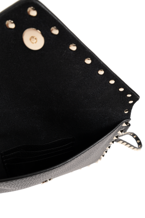 Valentino Garavani Leather studded clutch