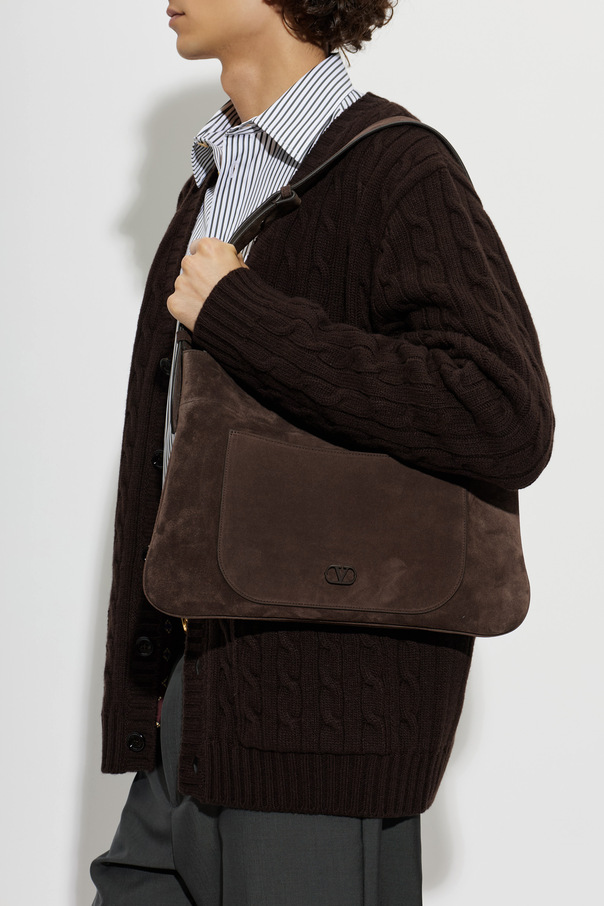 Valentino Garavani Suede bag with logo