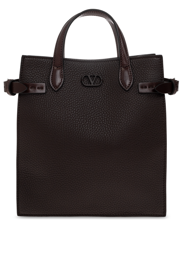 Leather bag with logo od Valentino Garavani