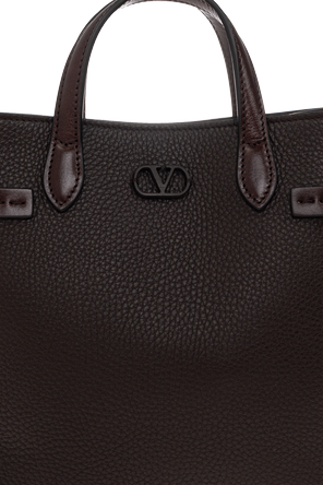 Valentino Garavani Geantă de piele cu logo