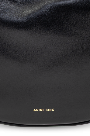 Anine Bing Bolso de hombro de cuero Kate