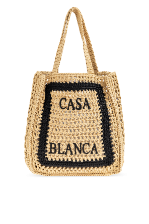 Shoulder bag with logo