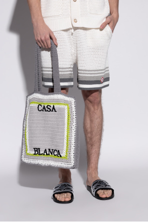 Casablanca Torba szydełkowana z logo