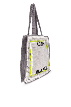 Casablanca Torba szydełkowana z logo