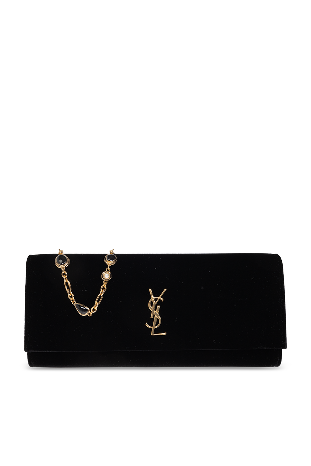 Saint Laurent Velvet clutch ‘Kate’