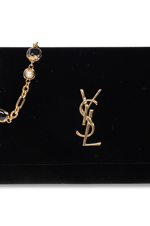 Saint Laurent Velvet clutch ‘Kate’