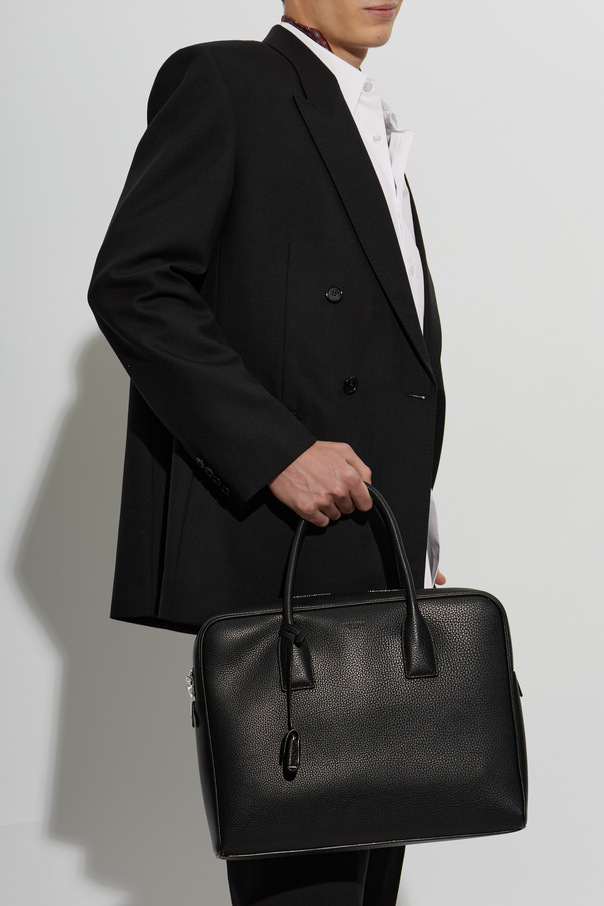 Saint Laurent ‘Bowling’ leather bag