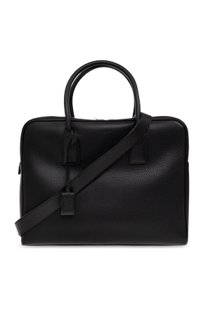 ‘Bowling’ leather bag