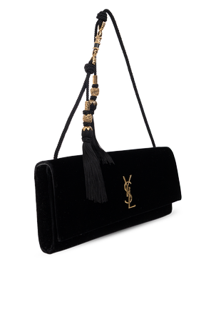 Saint Laurent Velvet shoulder bag 'Kate'