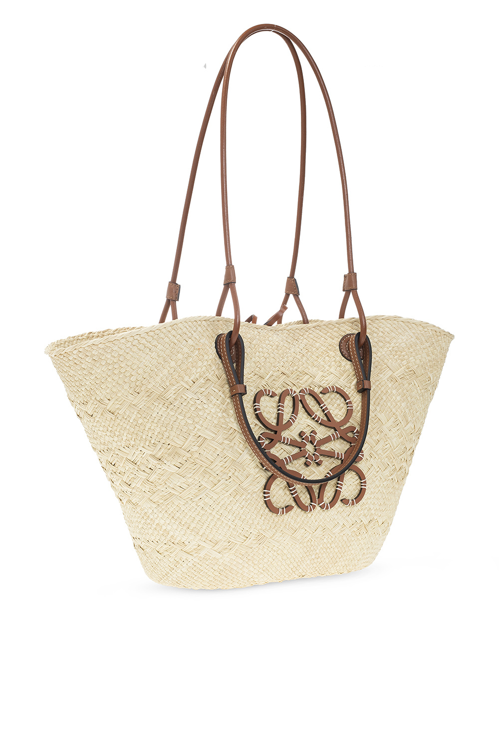 IetpShops TW - LOEWE Fringes bucket bag - Brown 'Anagram Small' shopper bag  Loewe