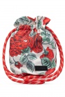 Ganni RED Hand bag with logo