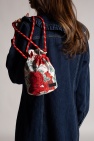 Ganni RED Hand bag with logo