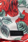 Ganni RED Hand bag with logo
