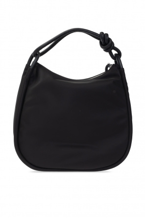 Ganni GANNI drawstring mini tote Braun bag Schwarz