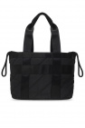 sacai logo-print shoulder-bag Schwarz