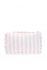 Ganni Striped wash bag