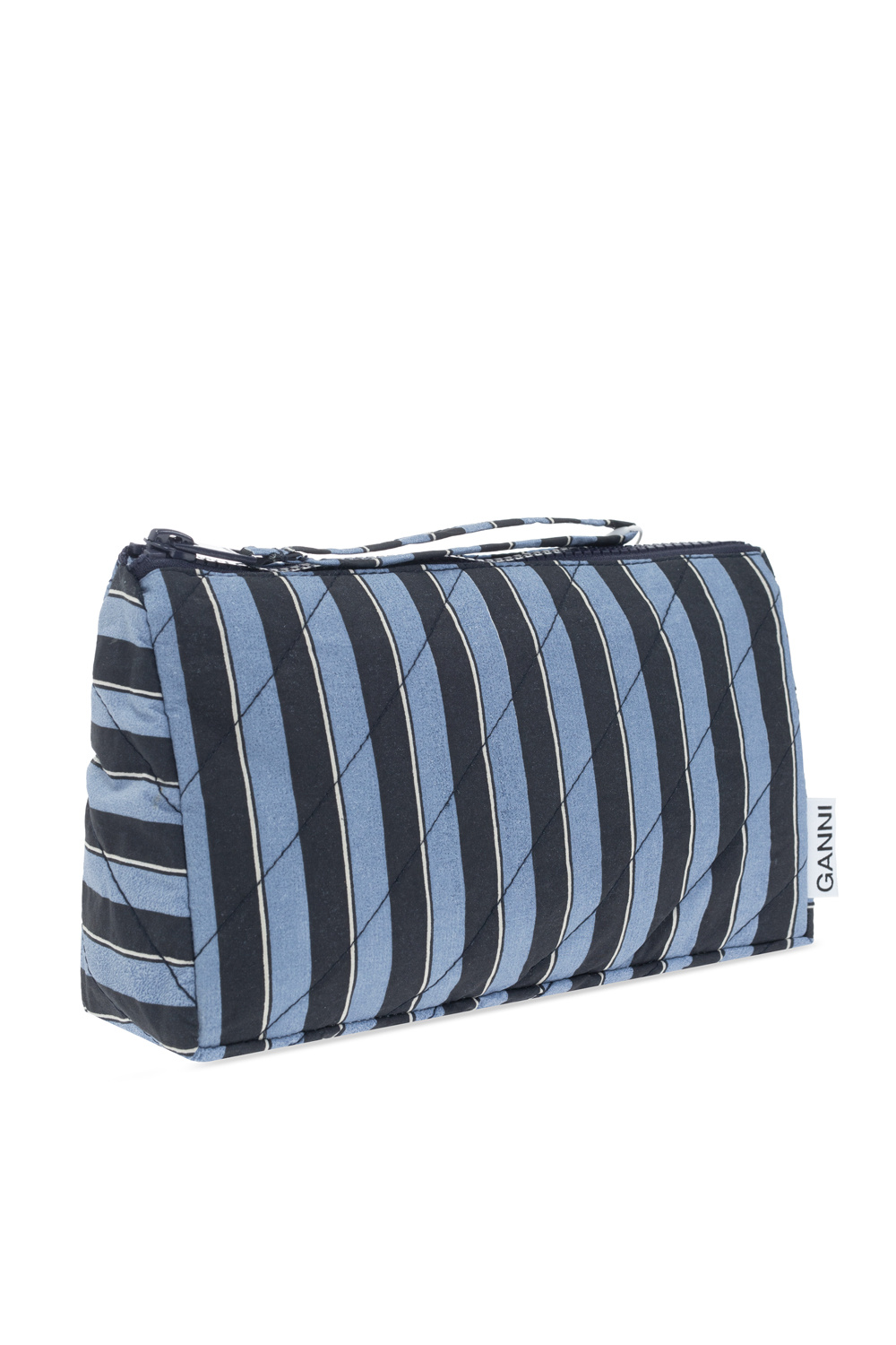 Ganni Striped wash Handle bag