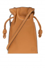 Loewe Bracelona small model shoulder bag in beige leather