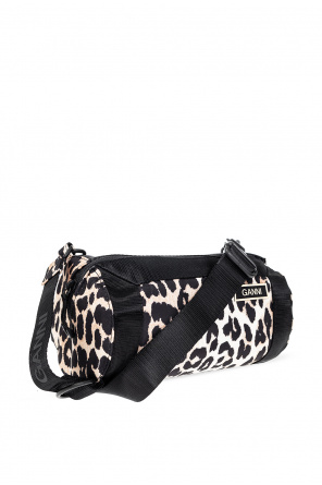 Ganni Shoulder bag with animal motif